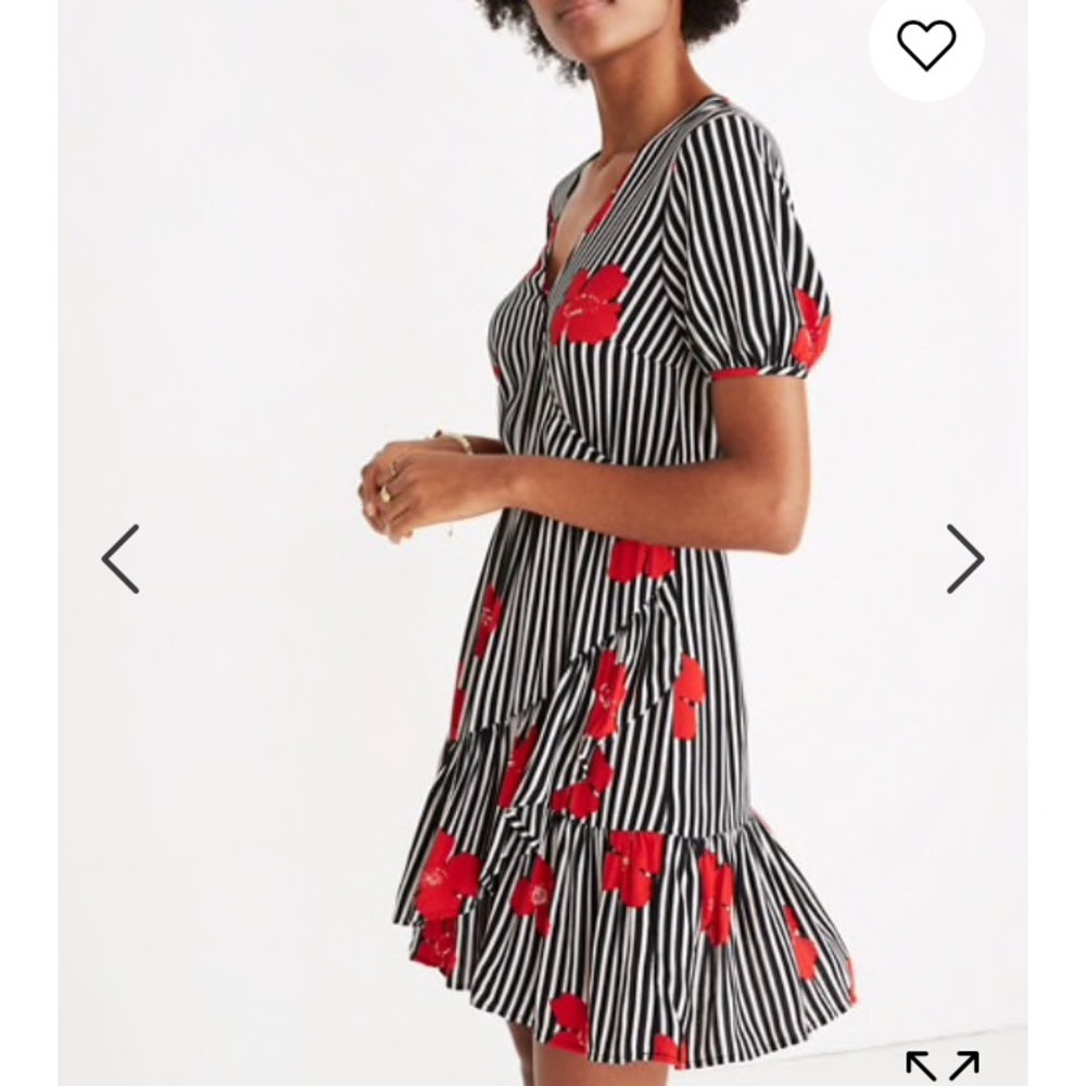 Madewell Ruffle-Wrap Dress